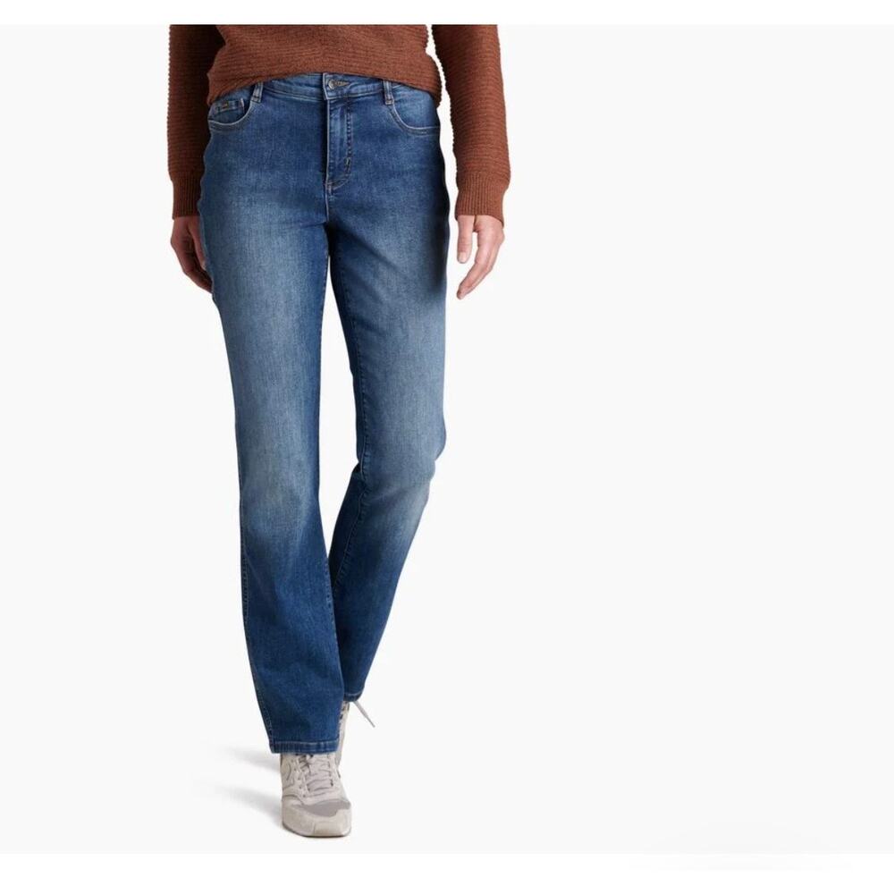 Kuhl Womens Jeans Kontour Flex Denim Straight Size 2 Style 6385 Stretchy